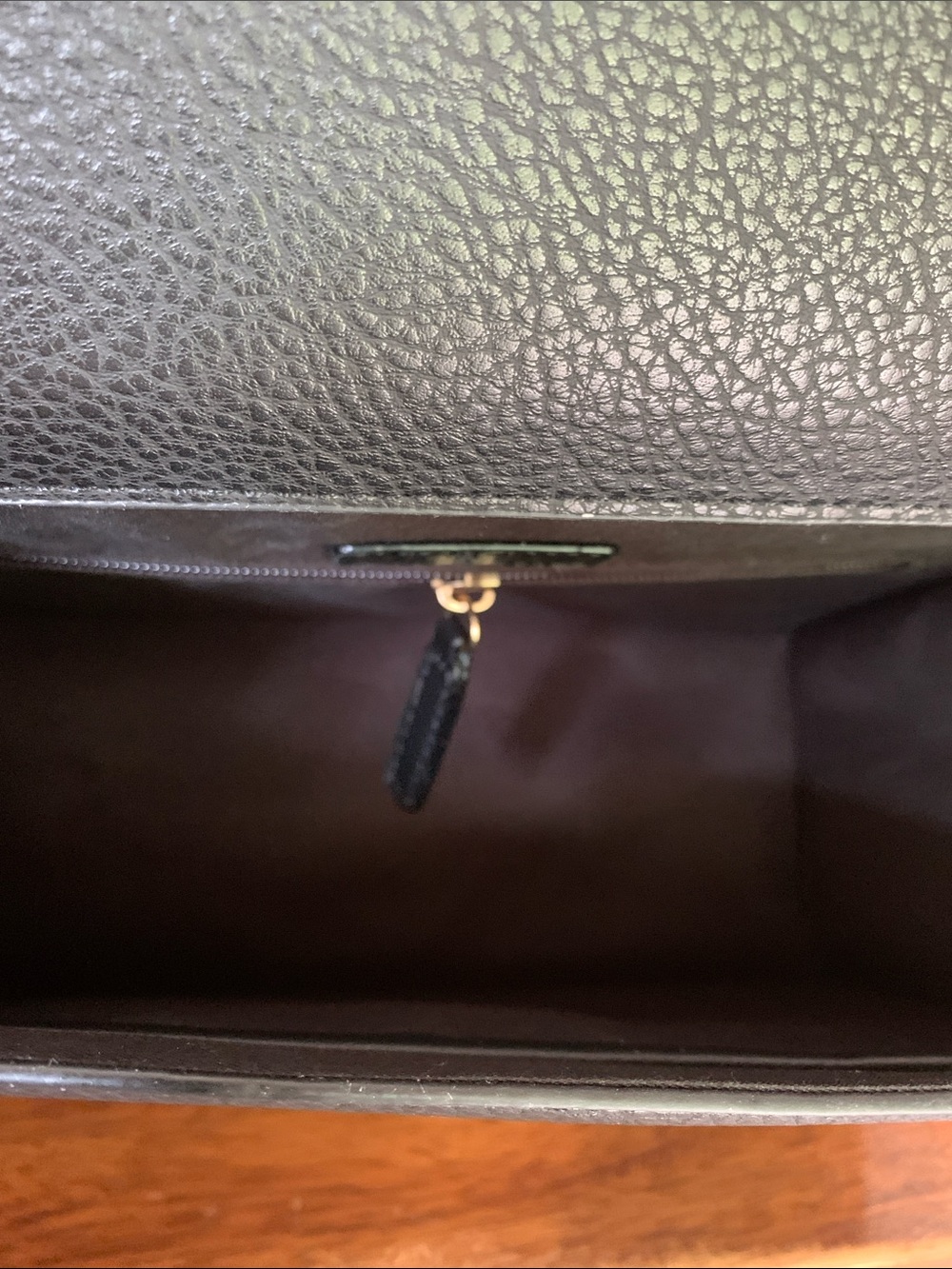 Ellen Tracy Black Top-Handle Satchel with Detachable Strap - Picture 7 of 10